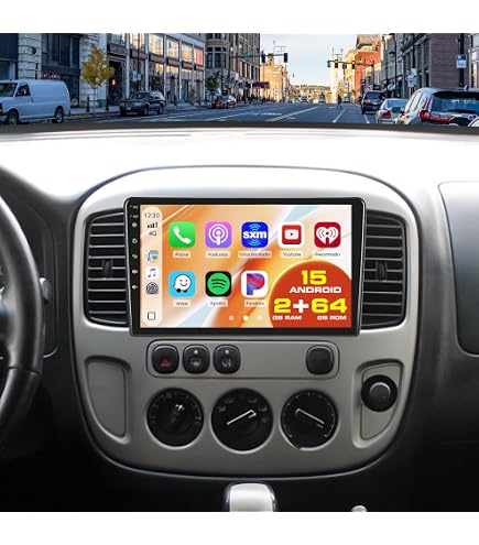 Amazon.com: 4+64GB Android 15 Car Radio for Ford Escape 2000-2006
